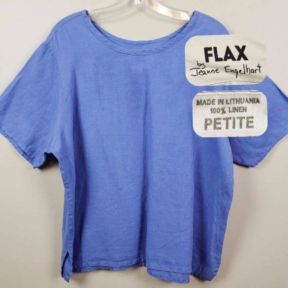 Flax 100% Linen Shirt Small Legenlook Cottage Core